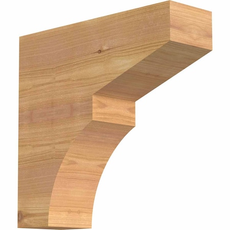 Ekena Millwork Monterey Smooth Rafter Tail, Western Red Cedar, 3 1/2"W x 12"H x 12"L RFT04X12X12MON00SWR